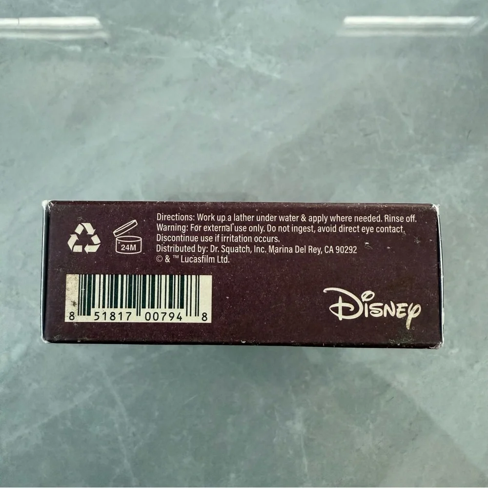 Dr. Squatch Limited Edition Disney Star Wars Ruthless Rinse Soap Bar Set of 6